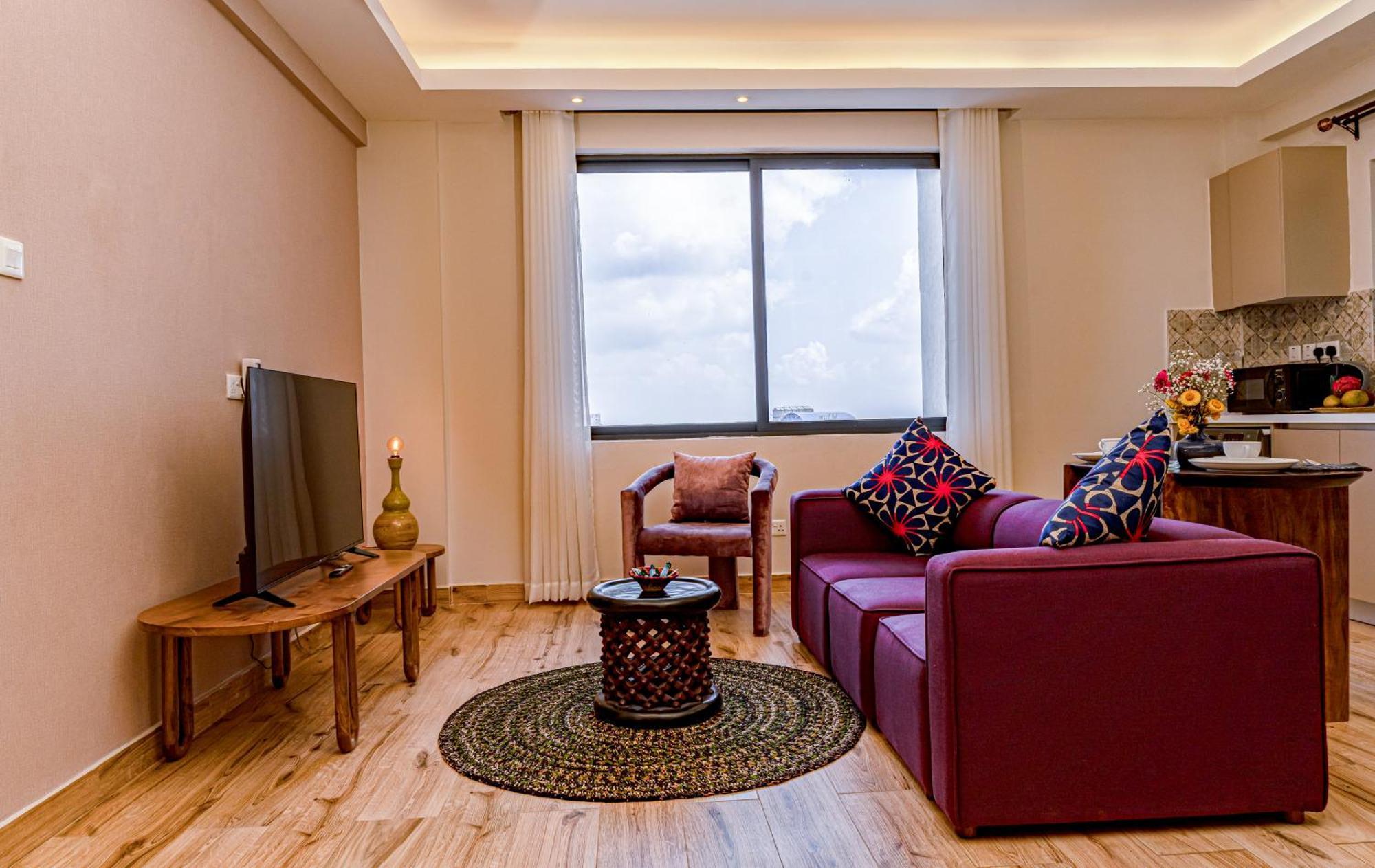 ניירובי Elite One Bedroom Apartment,Swimming Pool, Gym, Workspace ,Wonderiss Homes Close Proximity To Gtc, Jw Mariott And Kempinski מראה חיצוני תמונה
