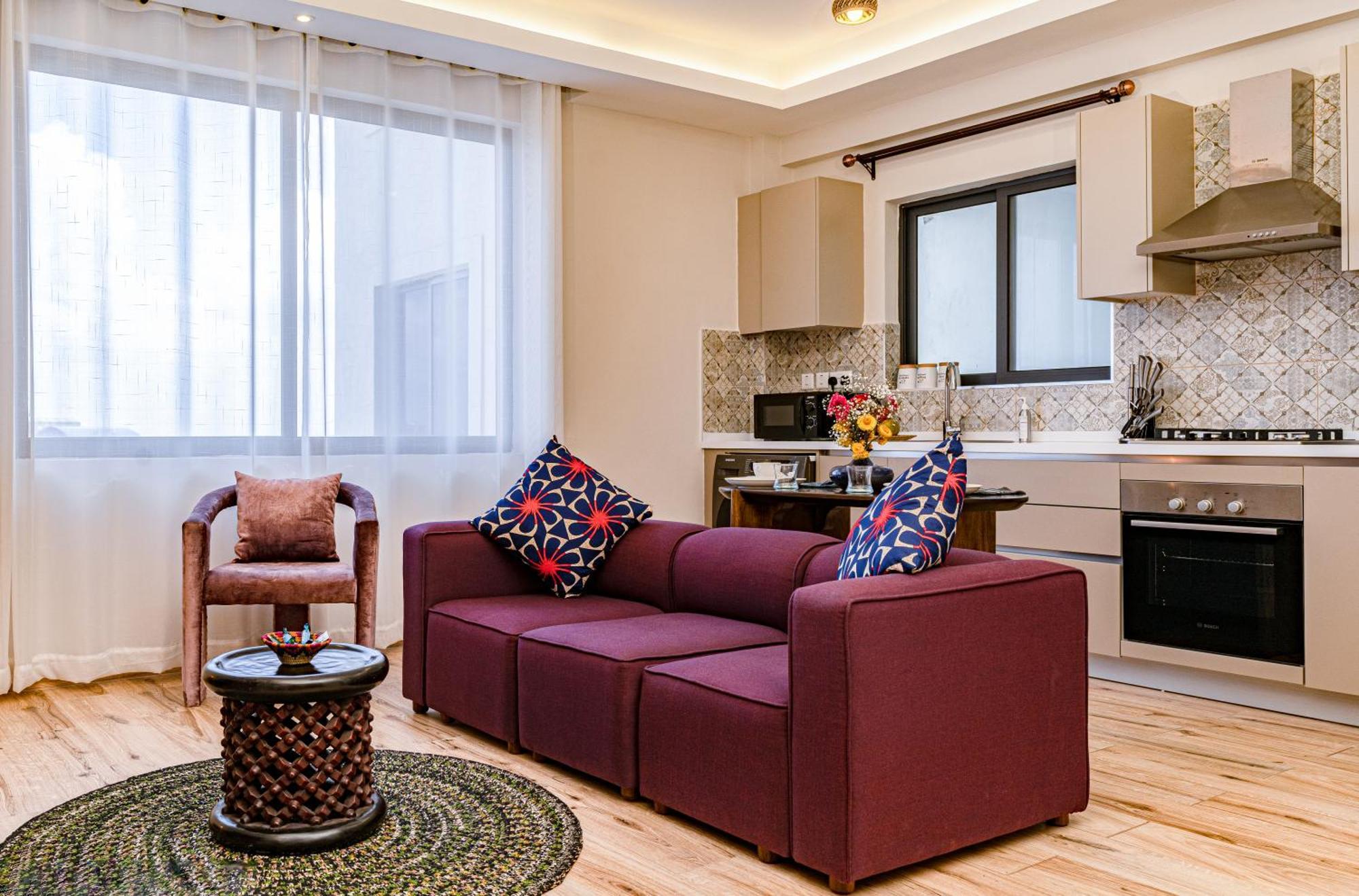ניירובי Elite One Bedroom Apartment,Swimming Pool, Gym, Workspace ,Wonderiss Homes Close Proximity To Gtc, Jw Mariott And Kempinski מראה חיצוני תמונה