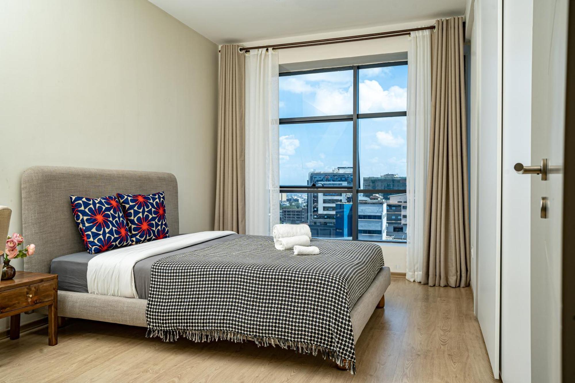 ניירובי Elite One Bedroom Apartment,Swimming Pool, Gym, Workspace ,Wonderiss Homes Close Proximity To Gtc, Jw Mariott And Kempinski מראה חיצוני תמונה