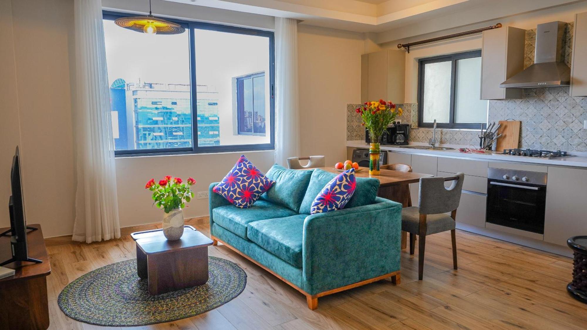 ניירובי Elite One Bedroom Apartment,Swimming Pool, Gym, Workspace ,Wonderiss Homes Close Proximity To Gtc, Jw Mariott And Kempinski מראה חיצוני תמונה
